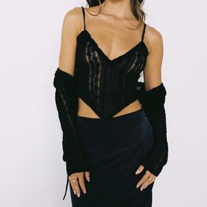 BRAND NEW Tiger mist 2 piece corset top